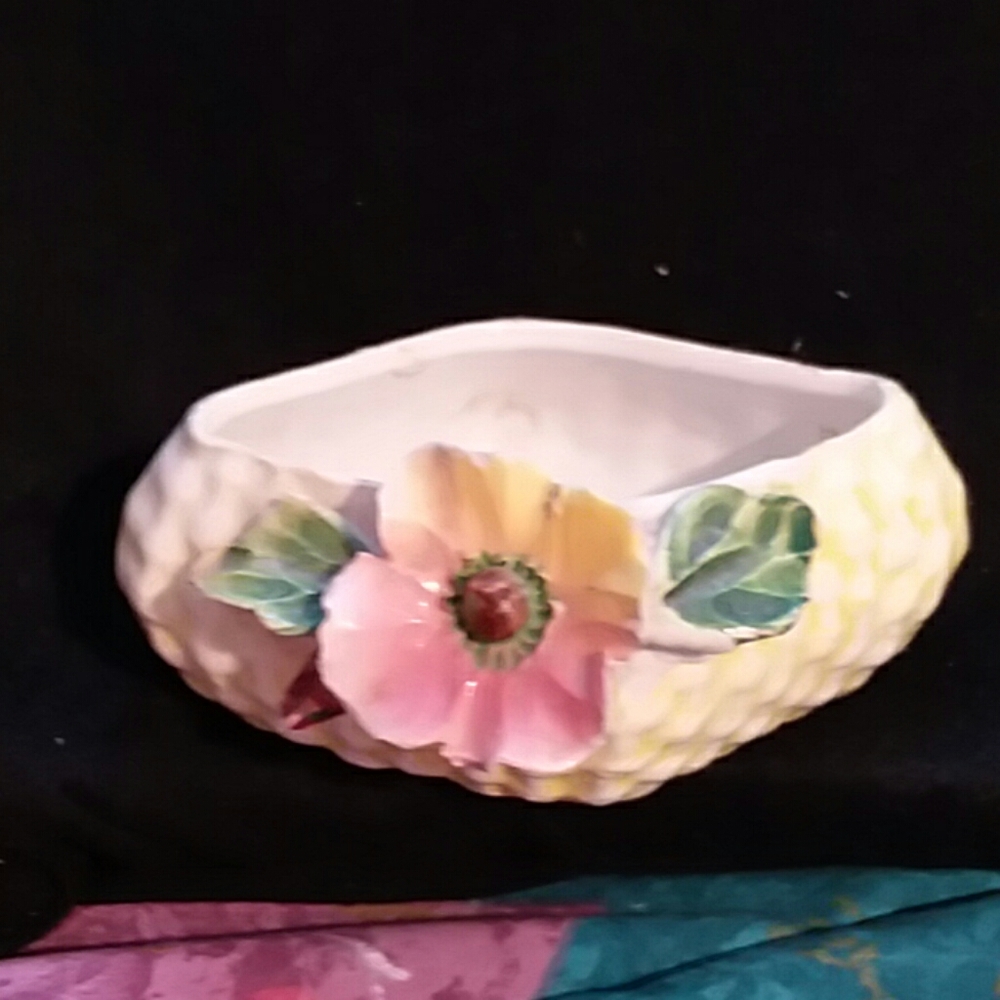 Flower Basket Trinket Dish